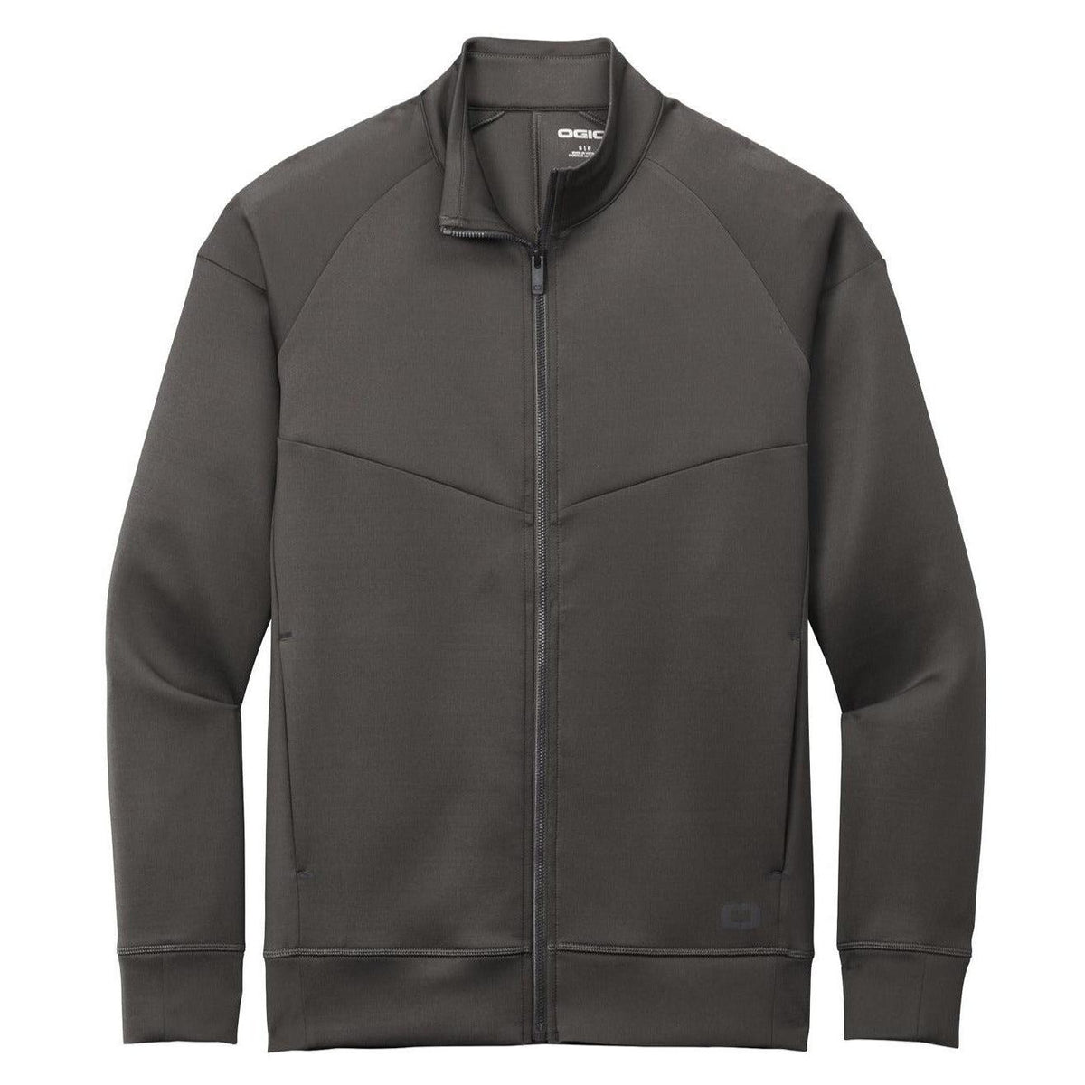 no-logo OGIO ENDURANCE Modern Performance Full-Zip-Full Zips-OGIO-Tarmac Grey-S-Thread Logic