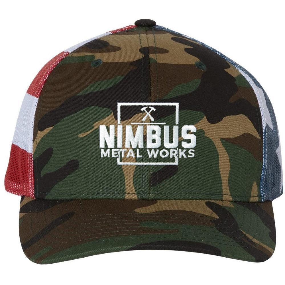 no-logo Richardson Printed MeshBack Trucker Cap-Headwear-Richardson-Thread Logic