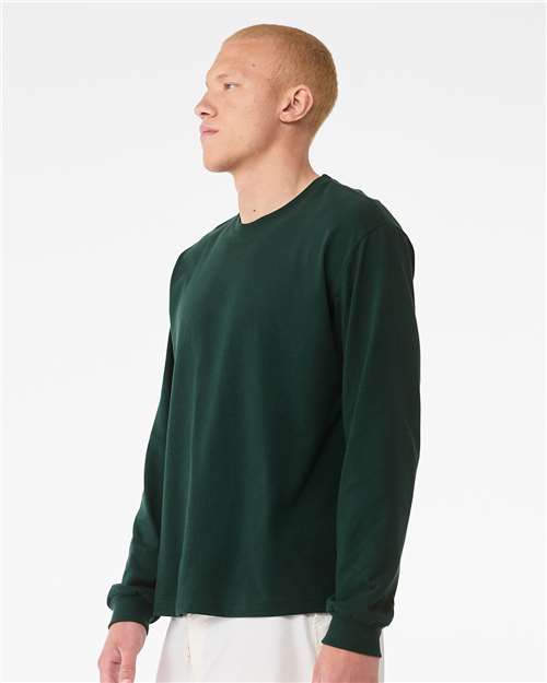 no-logo Bella+Canvas 6 oz. Heavyweight Long Sleeve Tee-Thread Logic-Thread Logic