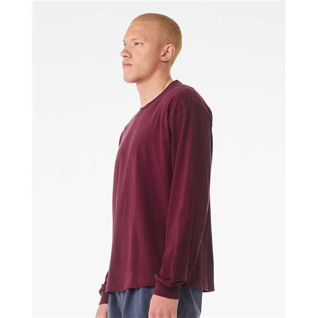 no-logo Bella+Canvas 6 oz. Heavyweight Long Sleeve Tee-Thread Logic-Thread Logic
