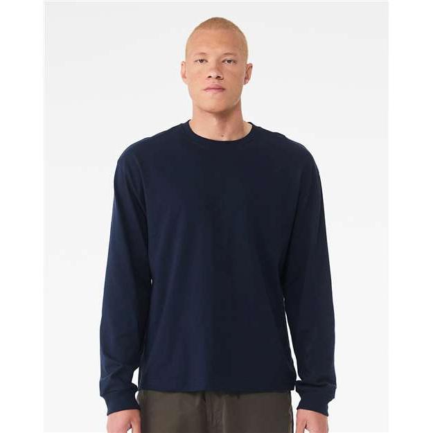 no-logo Bella+Canvas 6 oz. Heavyweight Long Sleeve Tee-Thread Logic-Thread Logic