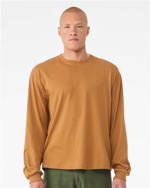 no-logo Bella+Canvas 6 oz. Heavyweight Long Sleeve Tee-Thread Logic-Thread Logic
