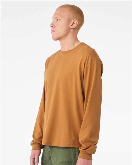 no-logo Bella+Canvas 6 oz. Heavyweight Long Sleeve Tee-Thread Logic-Thread Logic