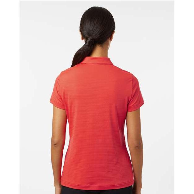 no-logo Adidas Ladies Textured Stripe Polo-Adidas-Thread Logic
