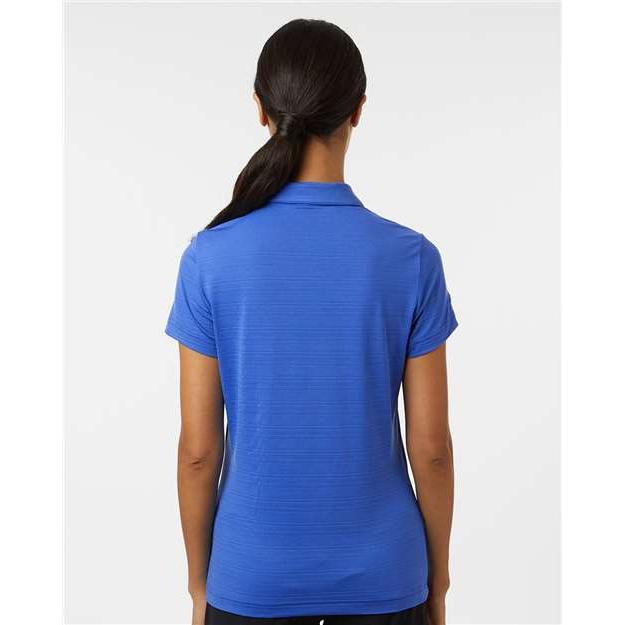 no-logo Adidas Ladies Textured Stripe Polo-Adidas-Thread Logic