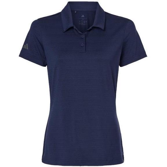 Adidas Ladies Textured Stripe Polo