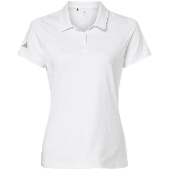 Adidas Ladies Textured Stripe Polo