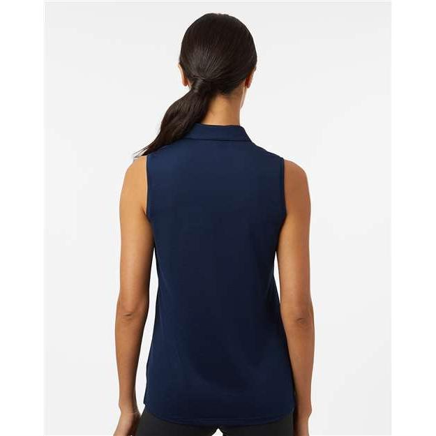 no-logo Adidas Ladies Ottoman Sleeveless Polo-Adidas-Thread Logic