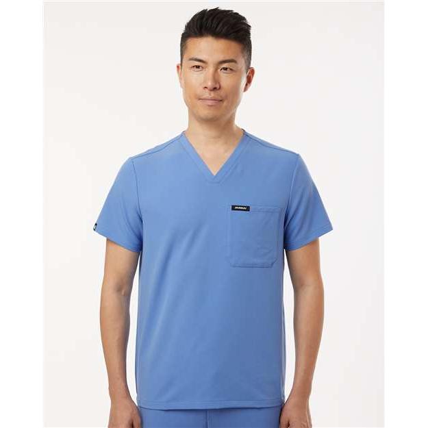 no-logo Jaanuu Holmes Everyday 1-Pocket Scrub V-Neck Top-Thread Logic-Thread Logic