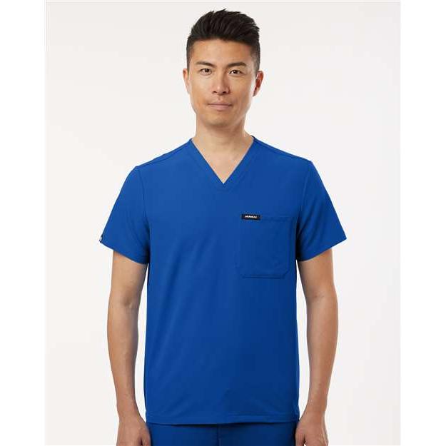 no-logo Jaanuu Holmes Everyday 1-Pocket Scrub V-Neck Top-Thread Logic-Thread Logic