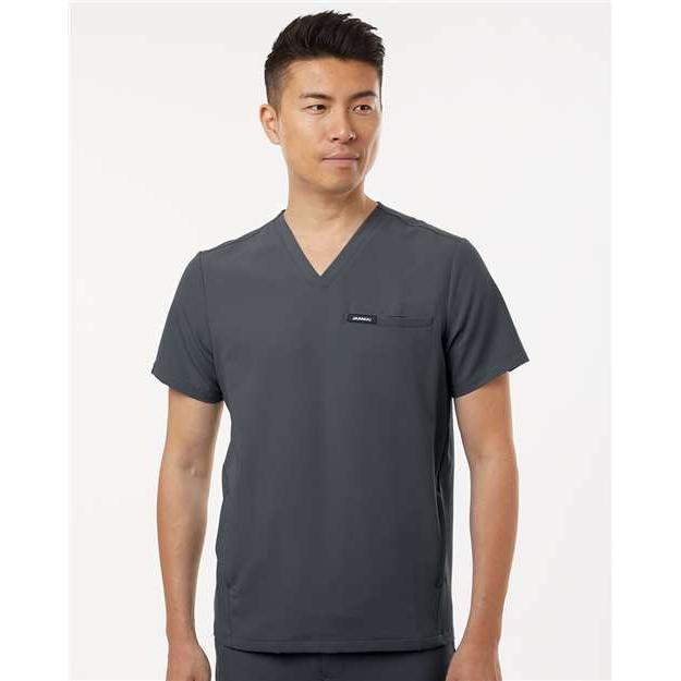 no-logo Jaanuu Platt 3-Pocket Scrub V-Neck Top-Thread Logic-Thread Logic