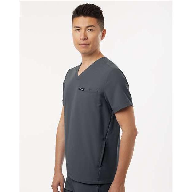 no-logo Jaanuu Platt 3-Pocket Scrub V-Neck Top-Thread Logic-Thread Logic