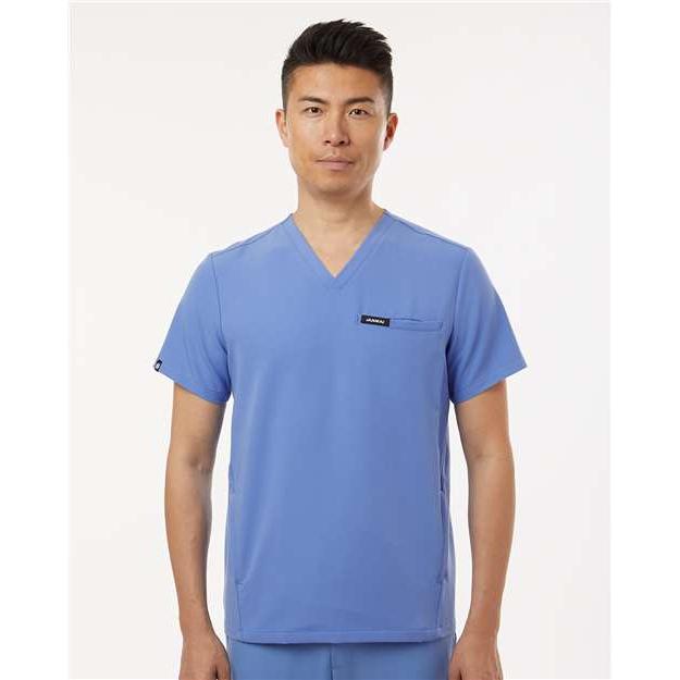 no-logo Jaanuu Platt 3-Pocket Scrub V-Neck Top-Thread Logic-Thread Logic