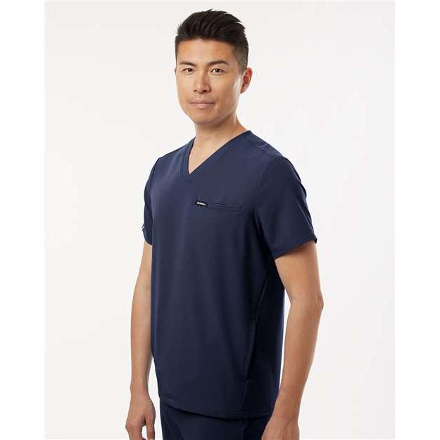 no-logo Jaanuu Platt 3-Pocket Scrub V-Neck Top-Thread Logic-Thread Logic