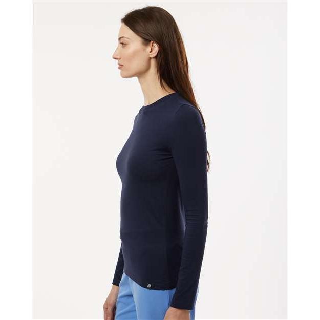 no-logo Jaanuu Ladies RegenX Cotton Underscrub Long Sleeve T-Shirt-Thread Logic-Thread Logic