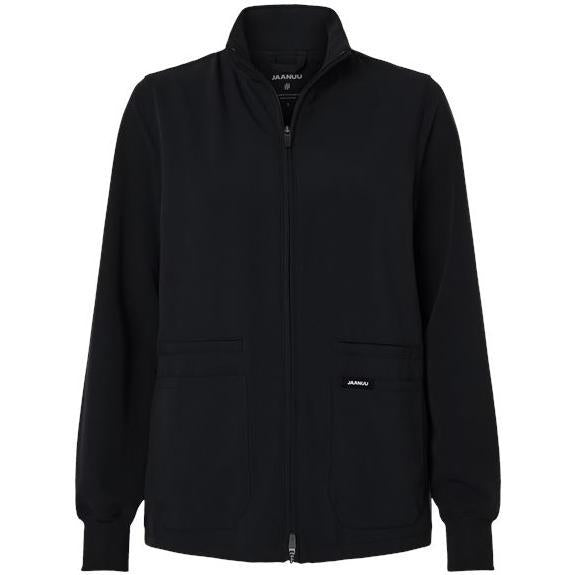 Jaanuu Ladies Ceri Essential Full-Zip 6-Pocket Scrub Jacket