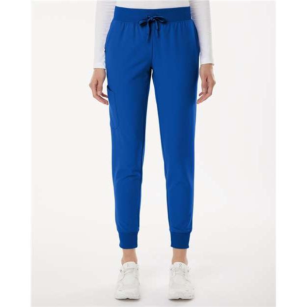no-logo Jaanuu Ladies Silex Knit-Waist Scrub Joggers (SOLD BLANK)-Jaanuu-Thread Logic