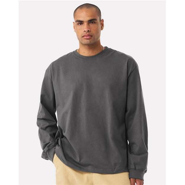 no-logo Bella+Canvas Unisex 7.5 oz Heavyweight Long Sleeve Tee-Bella&Canvas-Thread Logic