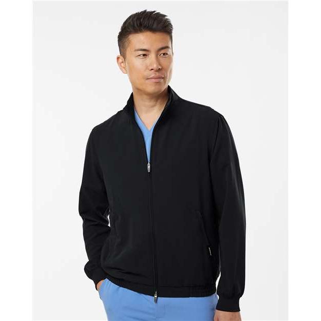 no-logo Jaanuu Wolfe Everyday Full-Zip 6-Pocket Scrub Jacket-Thread Logic-Thread Logic