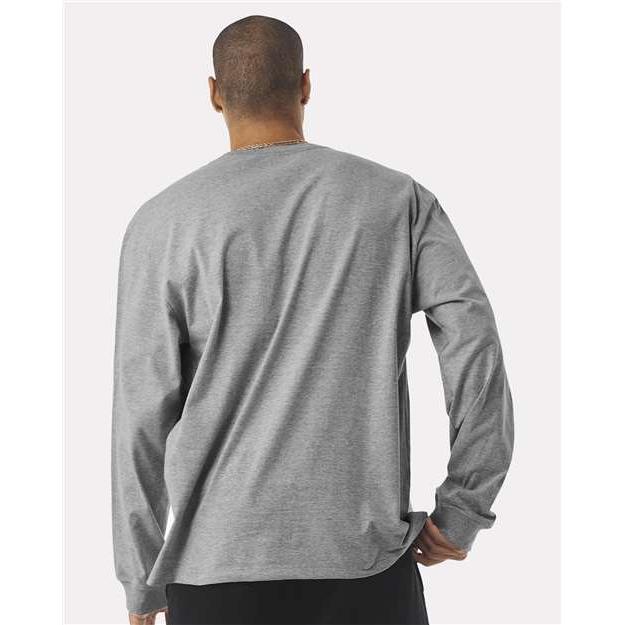 no-logo Bella+Canvas Unisex 7.5 oz Heavyweight Long Sleeve Tee-Bella&Canvas-Thread Logic