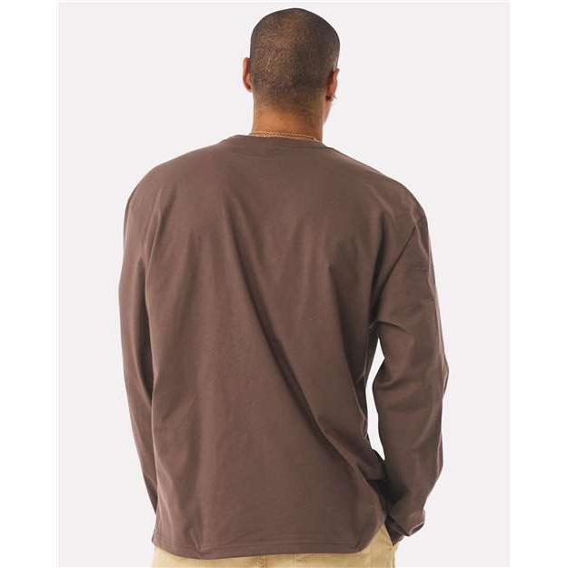 no-logo Bella+Canvas Unisex 7.5 oz Heavyweight Long Sleeve Tee-Bella&Canvas-Thread Logic