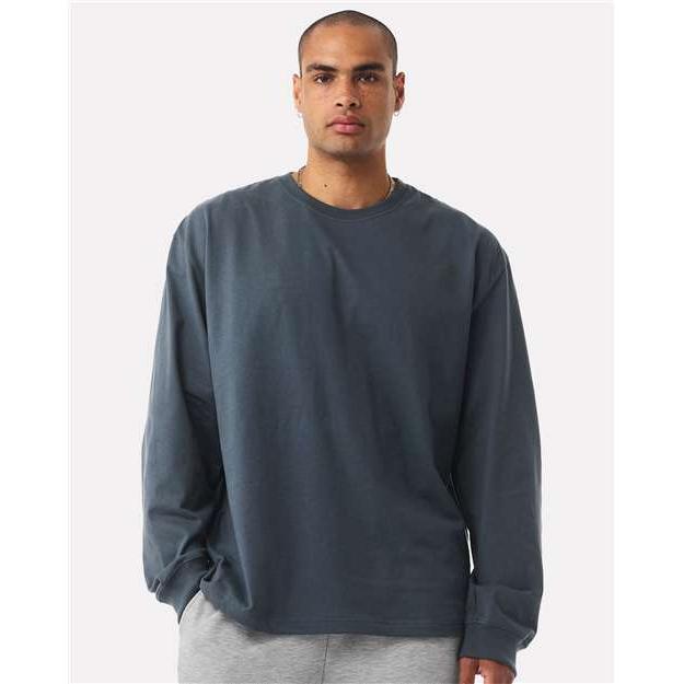 no-logo Bella+Canvas Unisex 7.5 oz Heavyweight Long Sleeve Tee-Bella&Canvas-Thread Logic