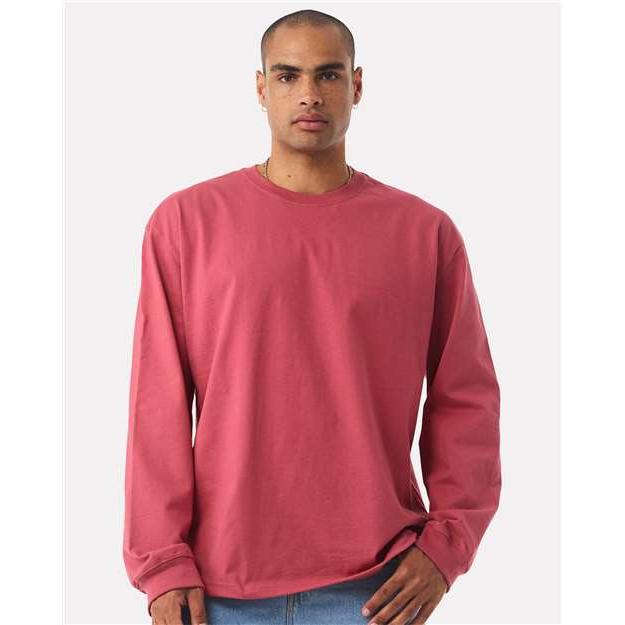 no-logo Bella+Canvas Unisex 7.5 oz Heavyweight Long Sleeve Tee-Bella&Canvas-Thread Logic