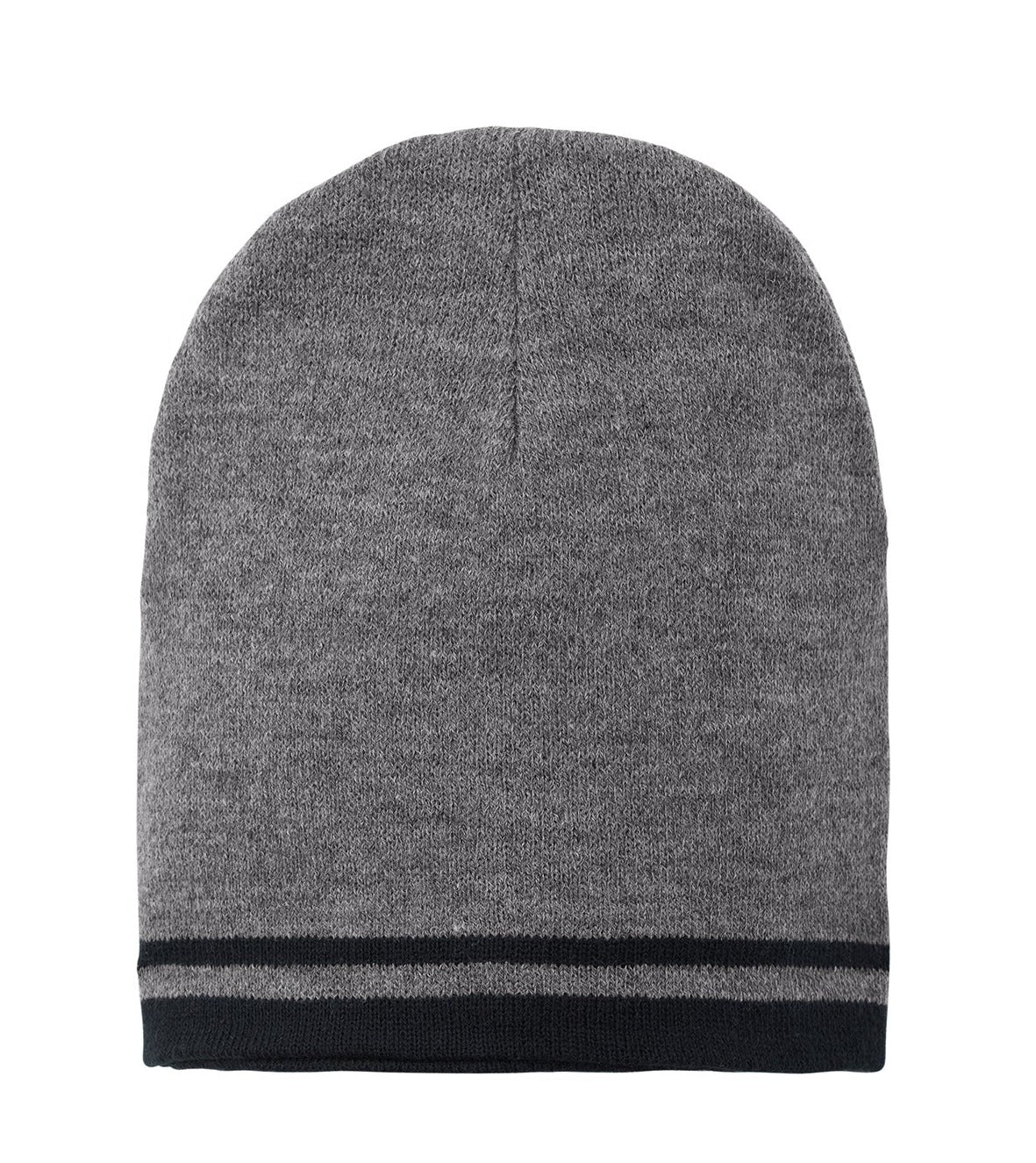 Port & Company Fine Knit Skull Cap with Stripes