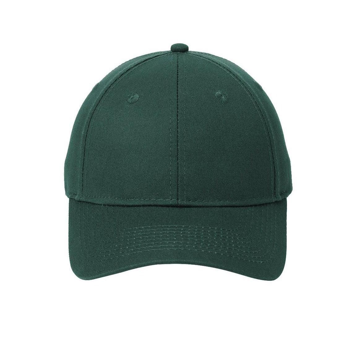 no-logo Port & Company Six-Panel Twill Cap-Headwear-Port & Company-Hunter-OSFA-Thread Logic