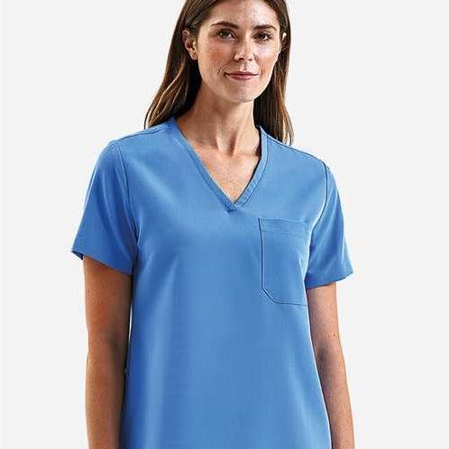 no-logo Onna Ladies Limitless V-Neck Stretch Scrub Top-Onna-Thread Logic
