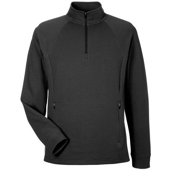 North End Rhythm Waffle Quarter-Zip Pullover | Thread Logic