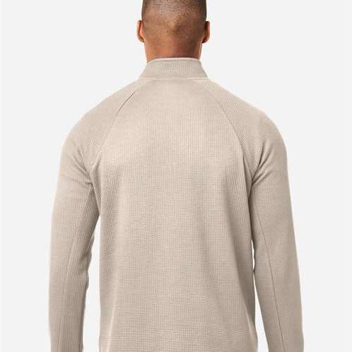 no-logo North End Rhythm Waffle Quarter-Zip Pullover-North End-Thread Logic