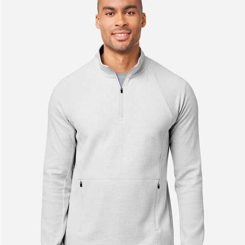 no-logo North End Rhythm Waffle Quarter-Zip Pullover-North End-Thread Logic