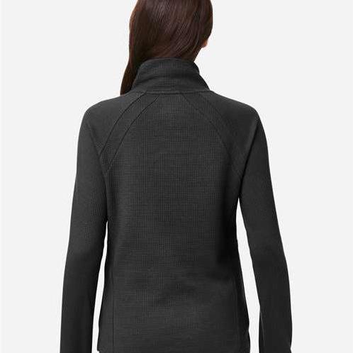 no-logo North End Ladies Rhythm Waffle Cross-Neck Pullover-North End-Thread Logic