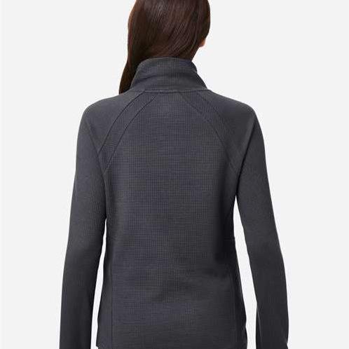 no-logo North End Ladies Rhythm Waffle Cross-Neck Pullover-North End-Thread Logic