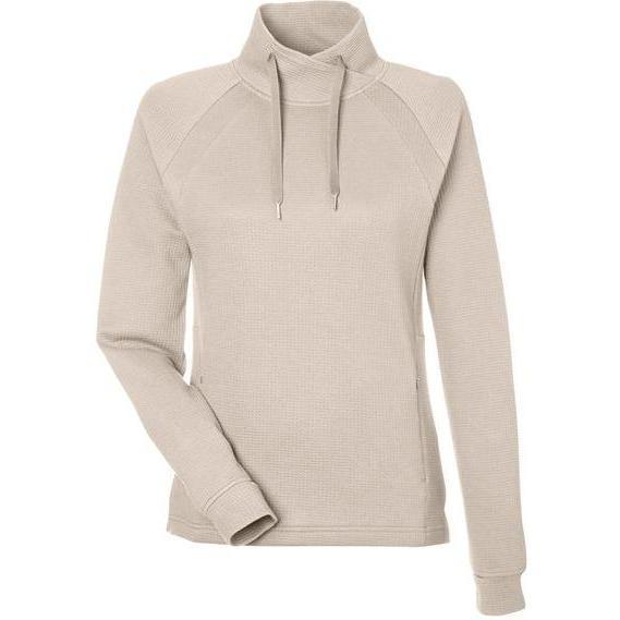 North End Women's Rhythm Waffle Cross-Neck Pullover