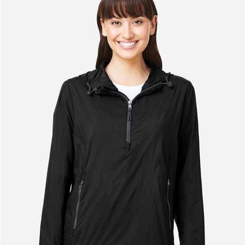 no-logo North End Ladies Aura Lightweight Packable Anorak-North End-Thread Logic