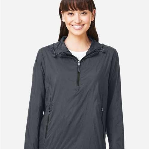 no-logo North End Ladies Aura Lightweight Packable Anorak-North End-Thread Logic
