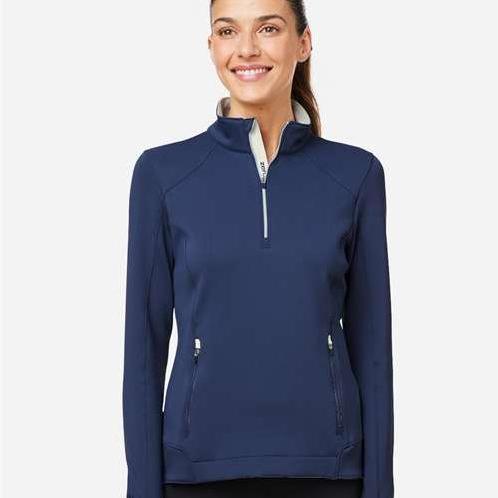 no-logo Zero Restriction Ladies Sofia Quarter-Zip Pullover-Zero Restriction-Thread Logic