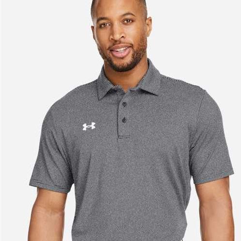no-logo Under Armour Destin Drive Striped Performance Polo-Under Armour-Thread Logic