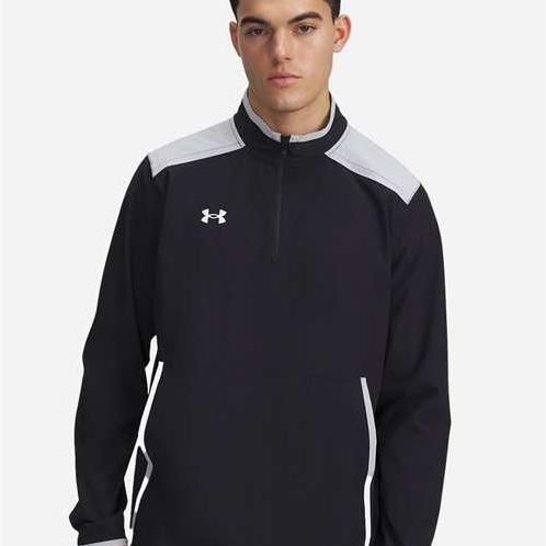 no-logo Under Armour Motivate 3.0 Quarter-Zip Pullover-Under Armour-Thread Logic