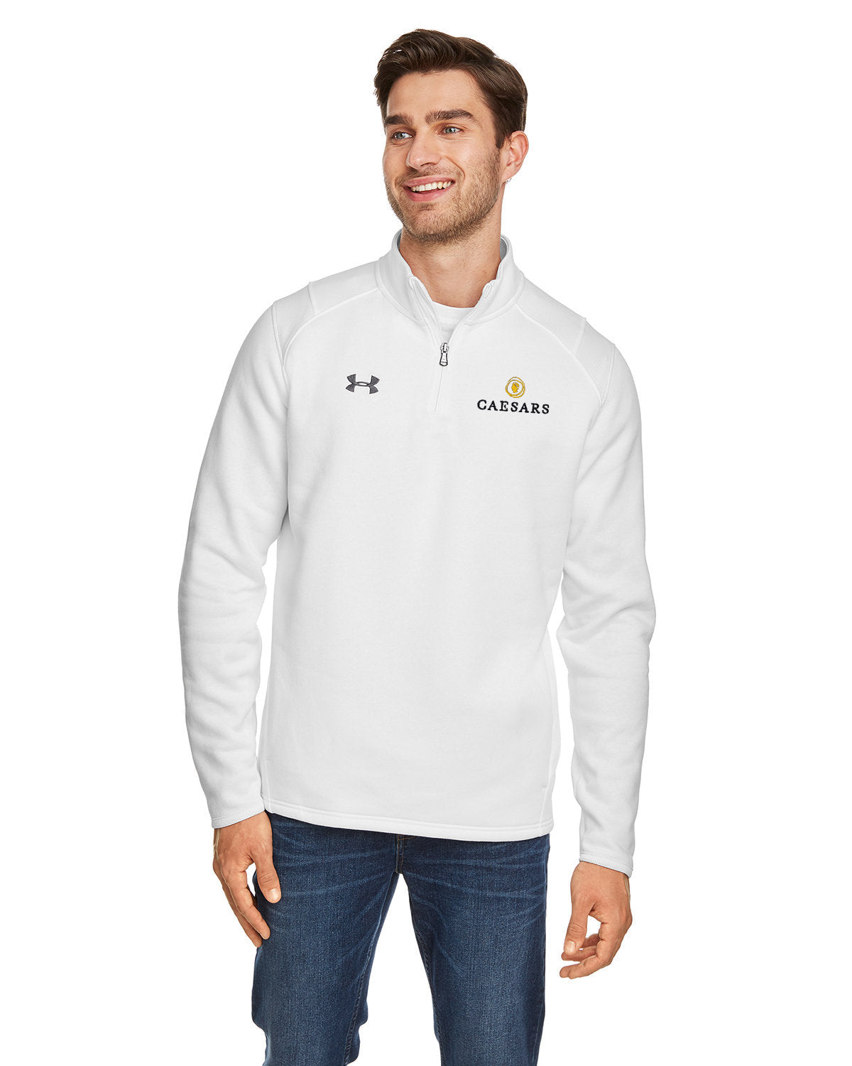 Under Armour 1310071 Quarter-Zip Pullover with Custom Embroidery