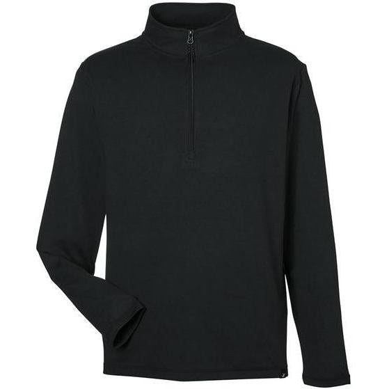 Glyder Fairway Marbled Jersey Quarter-Zip Pullover
