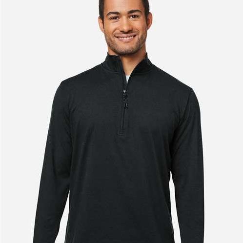 no-logo Glyder Fairway Marbled Jersey Quarter-Zip Pullover-Glyder-Thread Logic