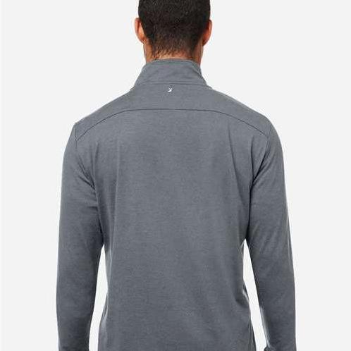 no-logo Glyder Fairway Marbled Jersey Quarter-Zip Pullover-Glyder-Thread Logic