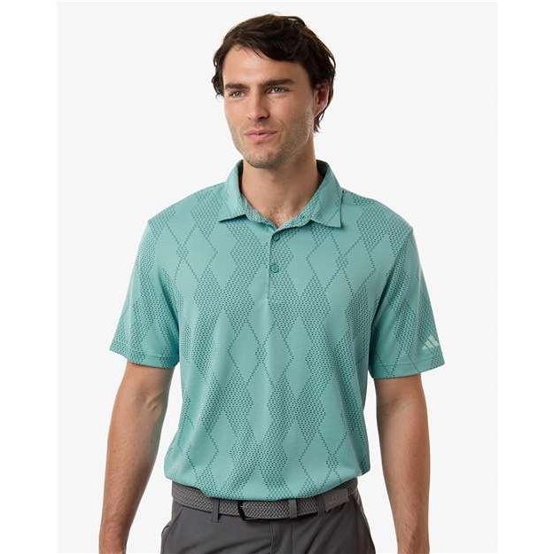 no-logo Adidas Ultimate365 Textured Polo-Adidas-Thread Logic