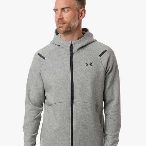 no-logo Under Armour Unstoppable Fleece Full-Zip-Under Armour-Thread Logic