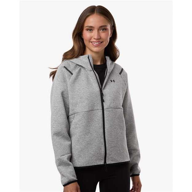 no-logo Under Armour Ladies Unstoppable Fleece Full-Zip-Under Armour-Thread Logic