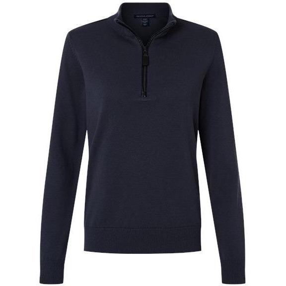 Devon & Jones Women's New Classics Quarter-Zip Sweater