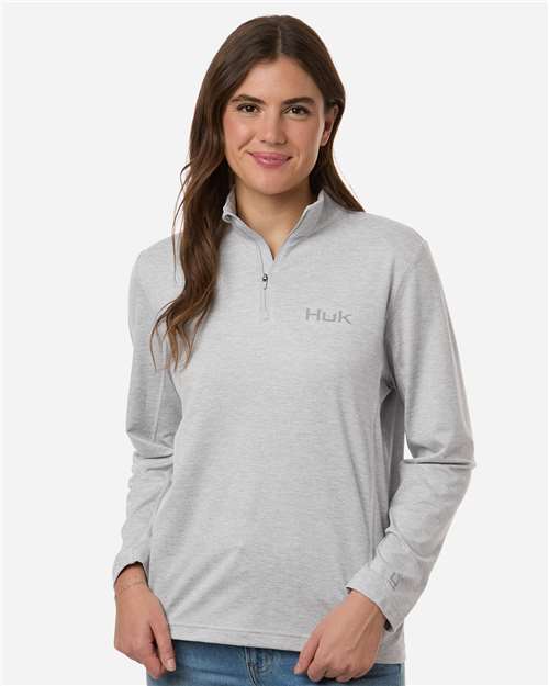no-logo HUK WoColdfront+ Quarter-Zip Pullover-HUK-Thread Logic